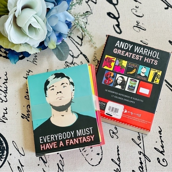 Andy Warhol Greatest Hits Keepsake Boxed Stationary Blank Notecards & Envelopes - Picture 4 of 9